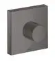 AXOR-HG-AXOR-ShowerSolutions-Ab-und-Umstellventil-Trio-Quattro-120-120-Unterputz-Brushed-Black-Chrome-10932340 gallery number 1